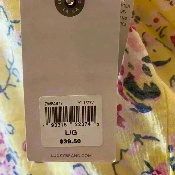 NWT LUCKY BRAND TOPS SIZE L - Picture 5 of 6